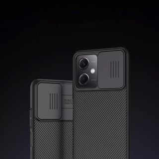 Nillkin CamShield Pro Xiaomi Redmi Note 12 5G / Poco X5 5G kemény hátlap tok kameravédővel - fekete